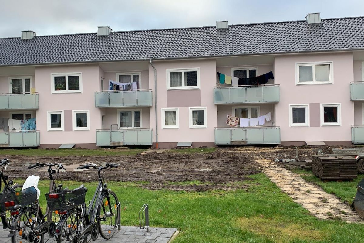 Metalltreppe am Haus - Hoffmann Metallbau