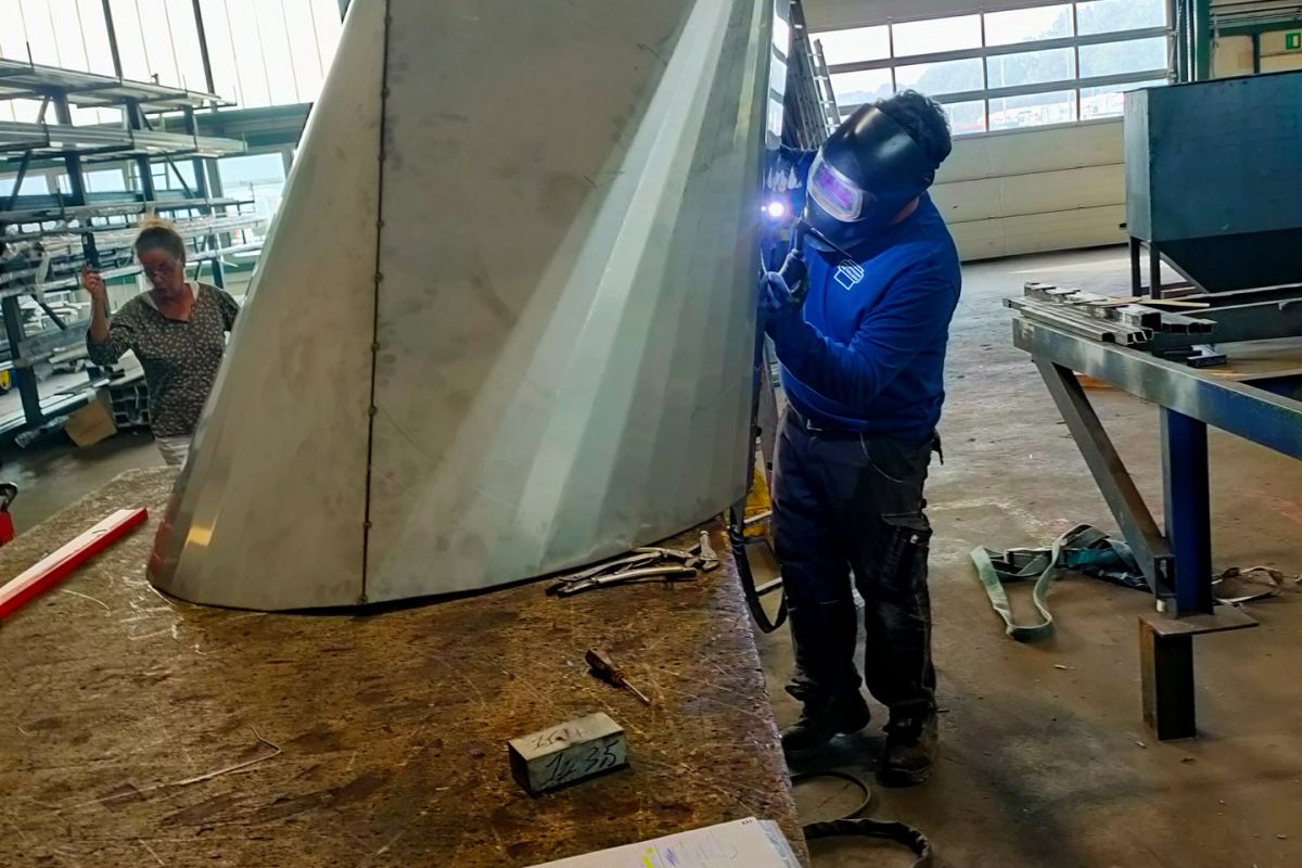 Abluftanlage aus Ahlhorn - Hoffmann Metallbau 