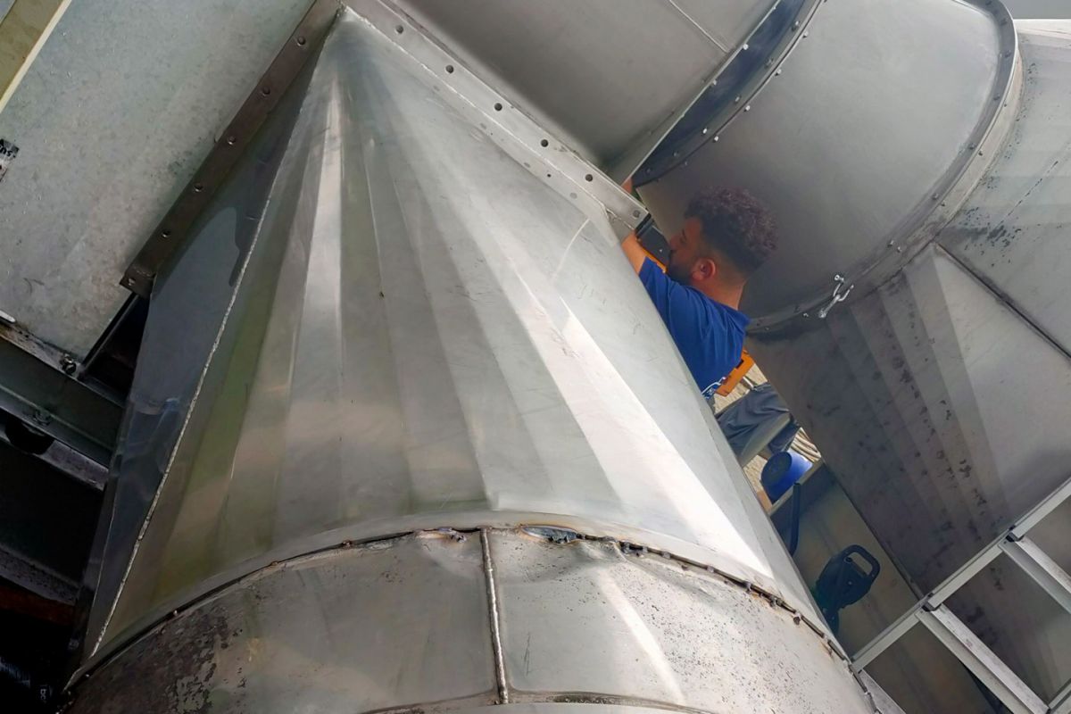 Abluftanlage aus Ahlhorn - Hoffmann Metallbau 